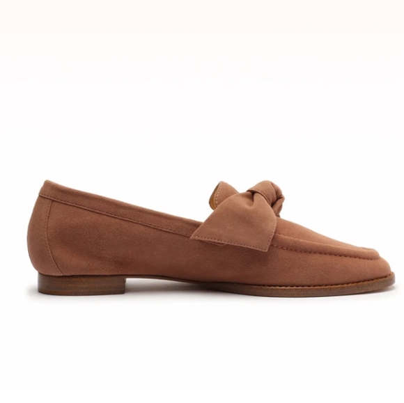 Alexandre Birman Shoes - Alexandre Birman Maxi Clarita Suede Loafer in Italian Clay